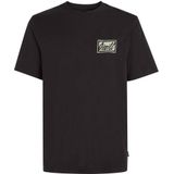 O'Neill regular fit T-shirt met backprint black out - b