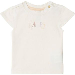 Noppies baby T-shirt Cottonwood met tekst wit