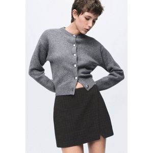 MANGO - FELIPE - Gebreid Vest - Grijs