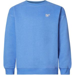 Noppies sweater Nancun van biologisch katoen felblauw