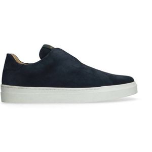 Manfield suède loafers blauw