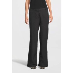 MSCH Copenhagen straight high waist casual broek grijs