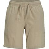 JACK & JONES JUNIOR casual short JPSTJAIDEN JJPALMA lichtzand