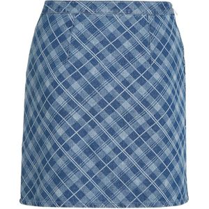 Tommy Jeans geruite rok blauw/ lichtblauw