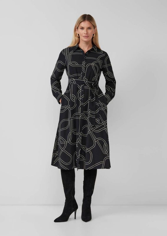 s.Oliver Blousejurk  crème / zwart