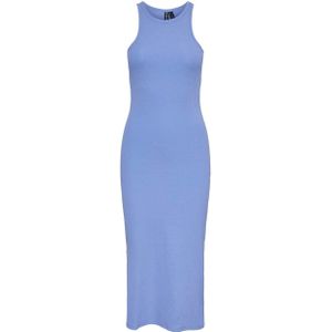 PIECES ribgebreide bodycon jurk paars