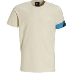 Malelions T-shirt Captain met logo beige