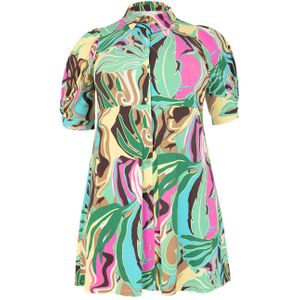 Yoek blouse met all over print multi