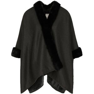 Morgan - Gebreid Vest - Zwart