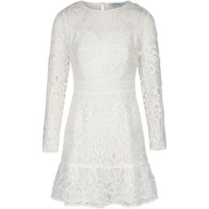 Morgan A-lijn jurk gebroken wit