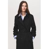 Mango trenchcoat zwart