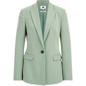 WE Fashion geweven blazer mintgroen