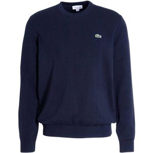 Lacoste gebreide trui donkerblauw