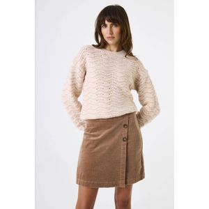 GARCIA - Effen Rok - Bruin - Mini - Corduroy