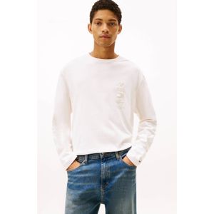 Tommy Jeans Shirt  beige / wit