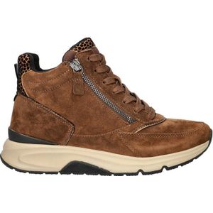 Gabor Rolling Soft suède sneakers cognac