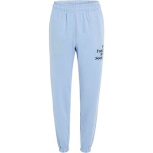 O'Neill high waist loose fit sweatpants met tekst lichtblauw