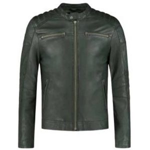 Goosecraft Leren Jas Jacket965 Military Green