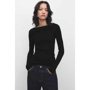 MANGO - FLURRY - Trui - Zwart