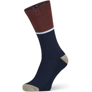 XPOOOS Essential sokken donkerblauw/bruin