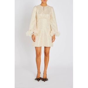 Bruuns Bazaar cocktailjurk goud