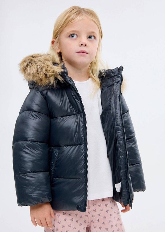 Mango Kids outdoor jas marineblauw