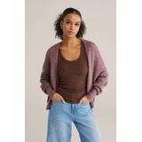 WE Fashion gebreid vest lavendel