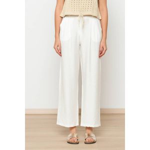 LOLALIZA high waist wide leg pantalon ecru