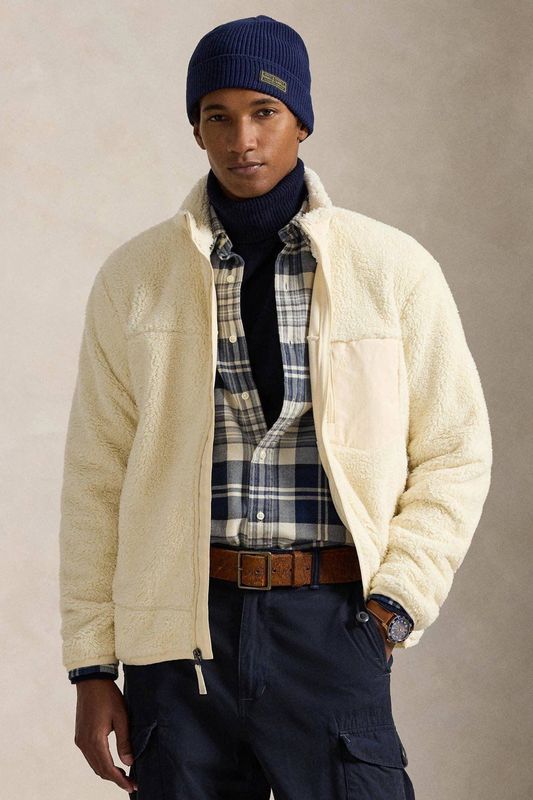 Polo Ralph Lauren teddy fleecevest ecru