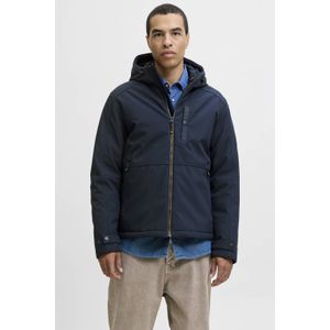 JACK & JONES - JJFINN - Softshell Jas - Donkerblauw - Gevoerd - Voor Heren