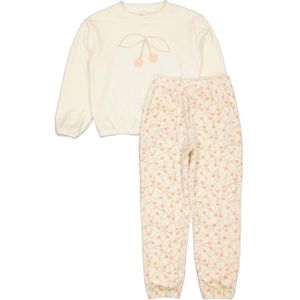 Quapi pyjamaset met all over print ecru/oranje