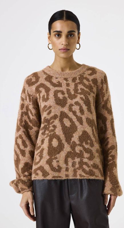 Garcia - J50041 - Trui - V-hals - Dames - Elegante Knitwear met Glitter