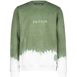 4PRESIDENT tie-dye sweater Henderson groen/wit