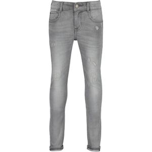 Raizzed skinny jeans Tokyo Crafted met slijtage mid grey stone