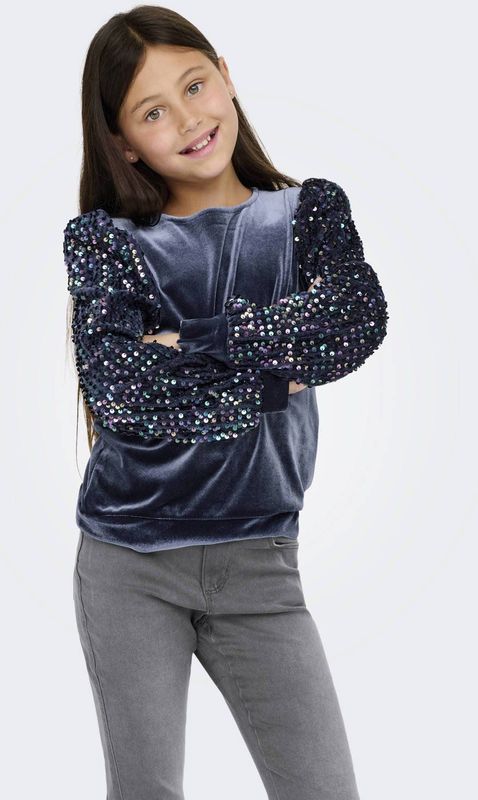 ONLY GIRLS Sweatshirt 'KOGConfidence'  blauw
