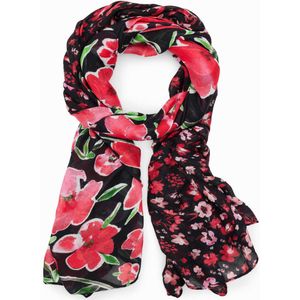 Desigual sjaal met bloemenprint multi