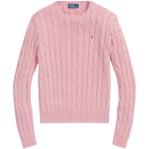 POLO Ralph Lauren kabeltrui roze