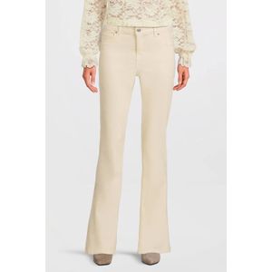 Anytime high waist flared jeans ecru