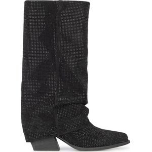 POSH by Poelman Lois cowboylaarzen met studs zwart