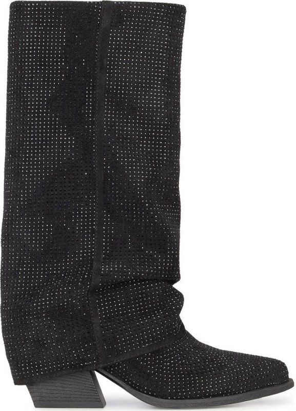 POSH by Poelman Lois cowboylaarzen met studs zwart