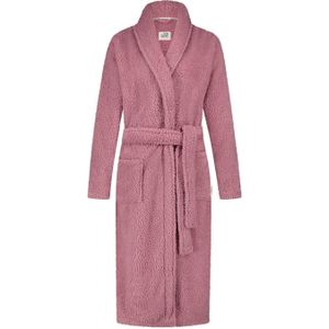 ten Cate teddy fleece badjas roze