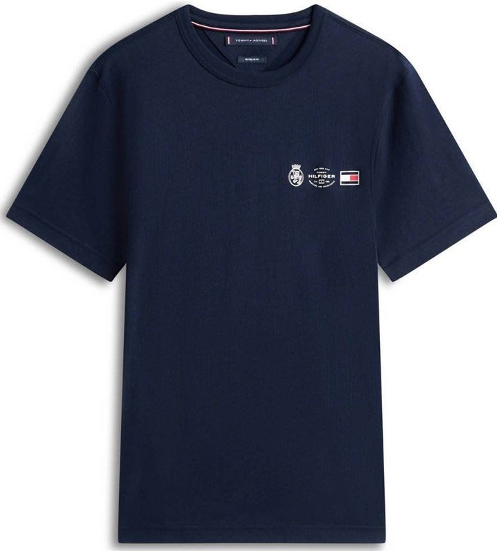 TOMMY HILFIGER Shirt  navy / rood / wit