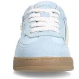 Manfield suède sneakers lichtblauw