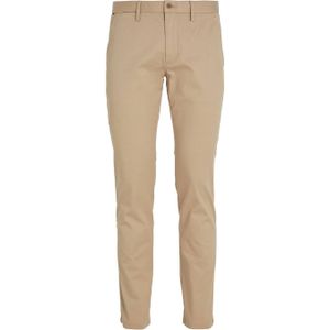 Tommy Hilfiger slim straight fit chino CORE BLEECKER 1985 met biologisch katoen batique khaki