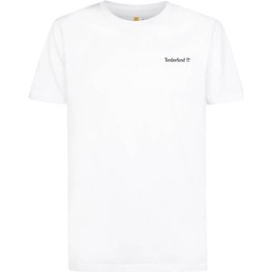 Timberland regular fit T-shirt met logo wit
