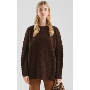 Gebreide Trui - Oversized - Kabelpatroon