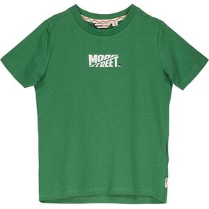 Moodstreet T-shirt met backprint donkergroen