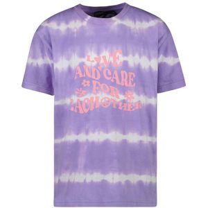 Cars tie-dye T-shirt ALVYNIA lila/wit/roze