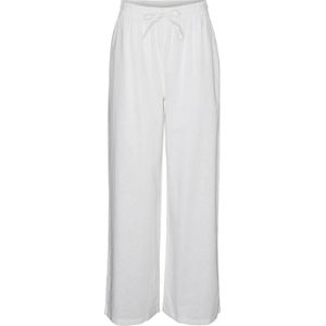 VERO MODA wide leg pantalon VMLINN wit