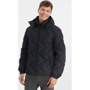 Anytime - Heatseal - Gewatteerde Jas - Marineblauw - Heren